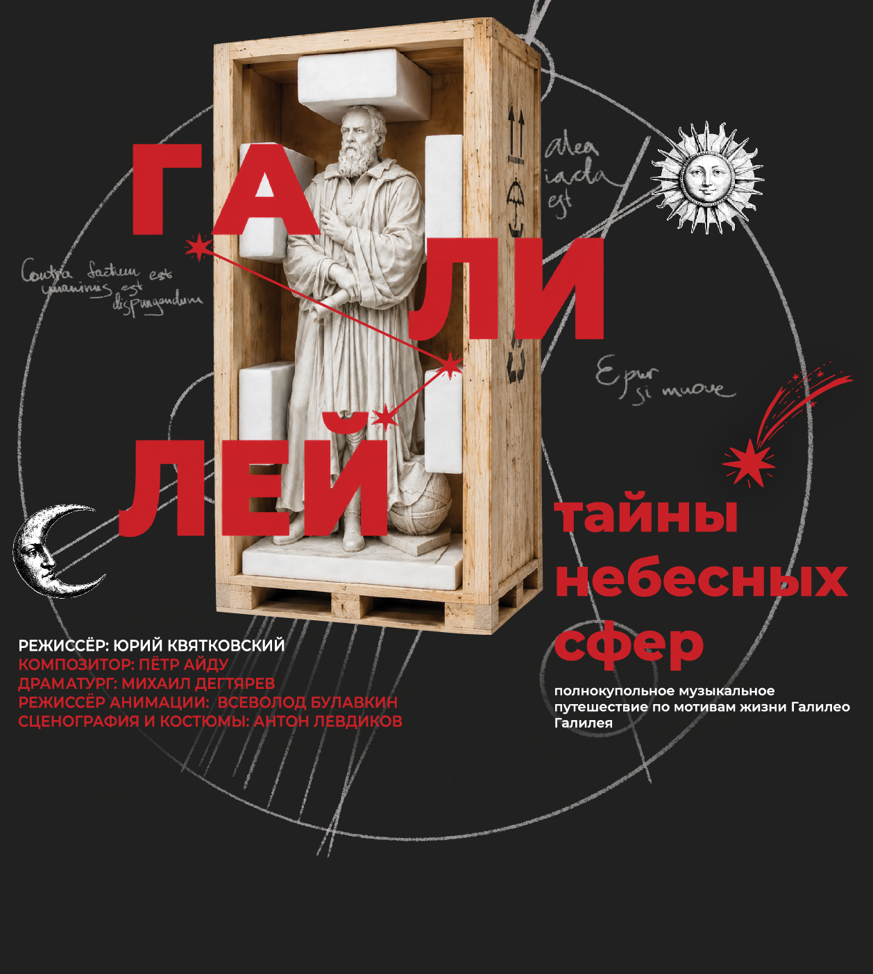 Премьера – спектакль «Галилей и тайны небесных сфер»